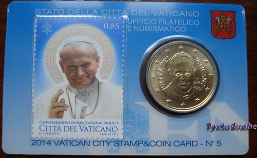 Stamp coin card cent - coin, 50