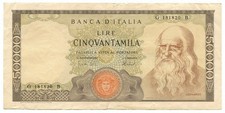 50000 LIRE BANCA D'ITALIA