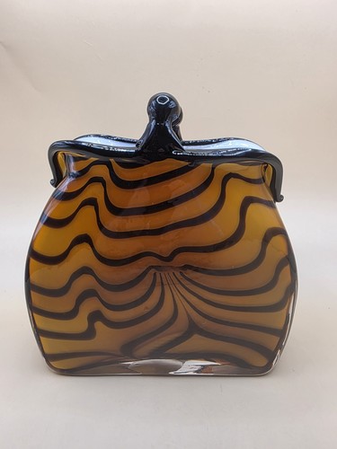 Vaso borsetta vetro - , artistico