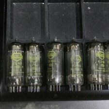 Tubo Valvola Getter Quadrato Mullard EZ80 - Test Buono - 1 Pezzo (British Made)