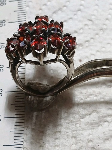 Anello granati argento - anello, in