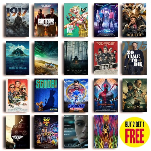 Poster film anni 2020 - , formato