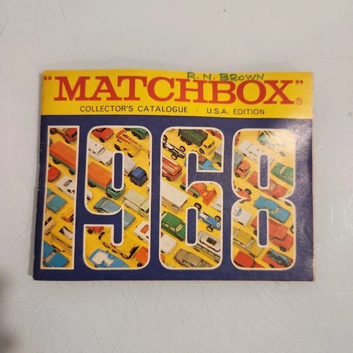 Match box 1968 catalogo - match,