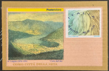 Repubblica 2001 Como città della seta la francobusta mnh