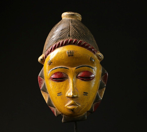 Maschera africana baule - maschera,