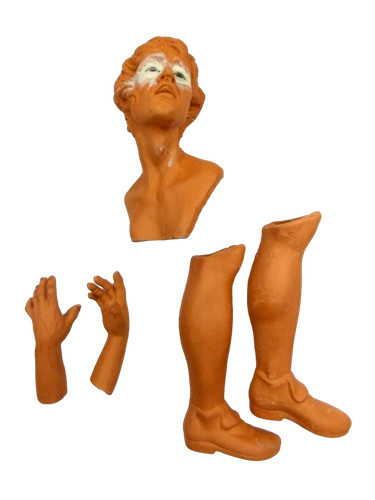 Pastore componibile terracotta - pastore,