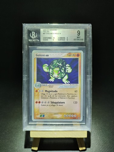 Carta pokemon bgs golem - carta,
