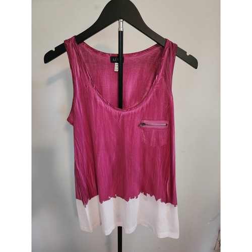 Canotta armani jeans rosa - jeans,
