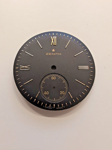 Vintage zenith black gilt - black,