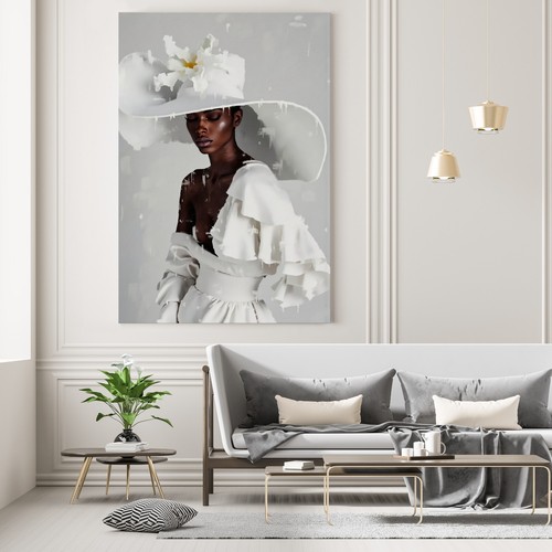 Elegante arte donna nera - ,, moda