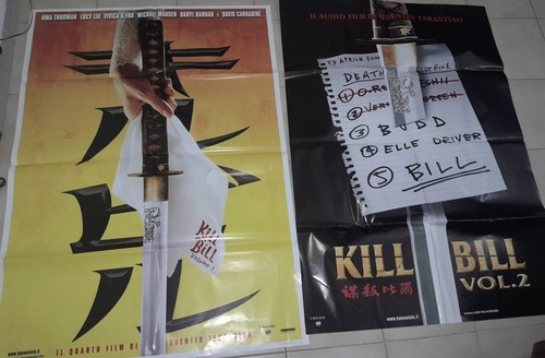 Lotto manifesti kill bill - manifesti,