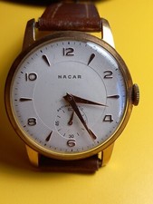 Nacar vintage movimento meccanico carica manuale (Link Video)