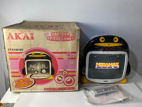 Vintage akai c1401dv crt - vintage, ct-c1401dv