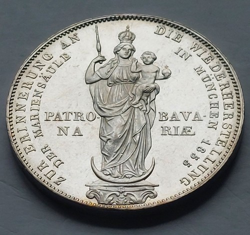 Baviera fiorino doppio - doppio, 1855