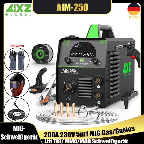 Saldatrice 5in1 mig gas - mig, gas/gaslos