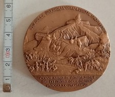 MEDAGLIA JOHNSON 250º ANNIVERSARIO BATTAGLIA DELL’ASSIETTA 1997 IN BRONZO VEDI..
