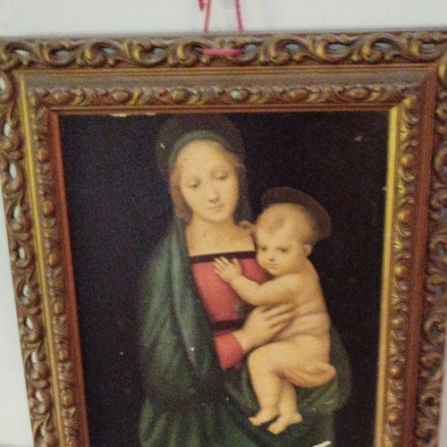 Icona arte sacra - madonna, con