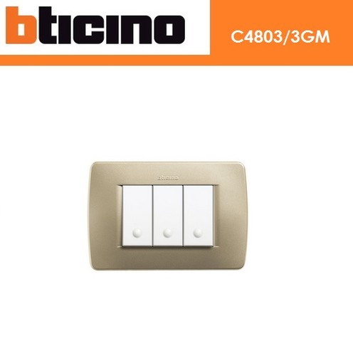 Placca posti bticino luna - placca,