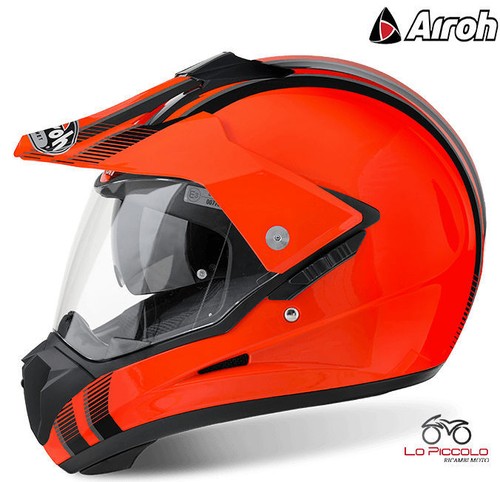 S5li32 casco airoh line orange - airoh,
