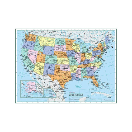 Mappa degli stati uniti - degli,