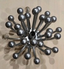 Lampada Anni '70 di Valenti Pistillo Argento,Design Studio Tetrarch Italia