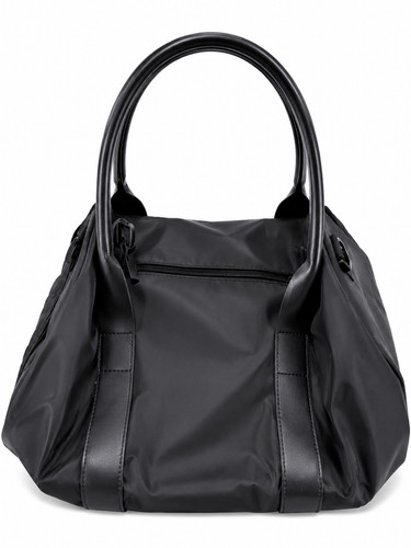 Borsone pelle nera product - borsone, in