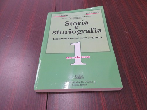 Storia storiografia - storia, 1