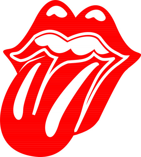 Adesivo rolling stones logo - rolling,