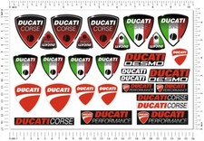 Adesivo logo moto Ducati Corse