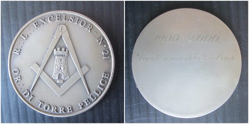 Medaglia 100 anni excelsior - medaglia, di