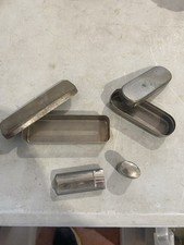 Lotto Scatole Latte Metallo Ospedale Laboratorio Vintage Epoca 