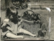 Foto stampa 1925 giovane