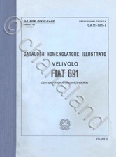 Fiat G91-G91R1-R1A-R3-R4 1964 Indice Numerico Vol II CA11G914 Nomencla DVD