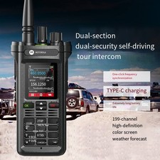 Motorola Walkie-Talkie GT-12 - VHF marino, full band, dual band, uso aviazione