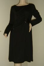 VESTITO ABITO NERO CON PAILLETTES OPACHE PRIMAVERA TAGLIA 48 LEGGI LE MISURE 