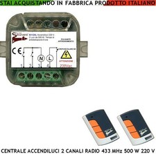 ACCENSIONE 2 RADIOCOMANDI