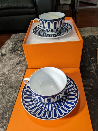 Set tè hermes bleus d - tè,