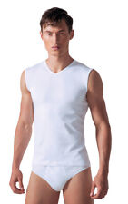 3 CANOTTE UOMO SMANICATO ROSSOPORPORA ART. CU005  COTONE BIELASTICO BIANCO-NERO