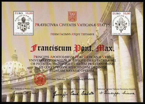 Vaticano 2012 mnh blocco - mnh**,