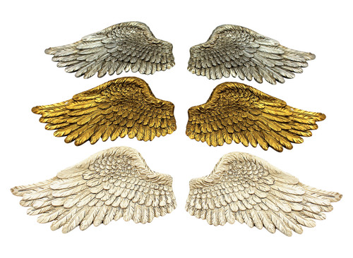 Coppia ali angelo ornamento