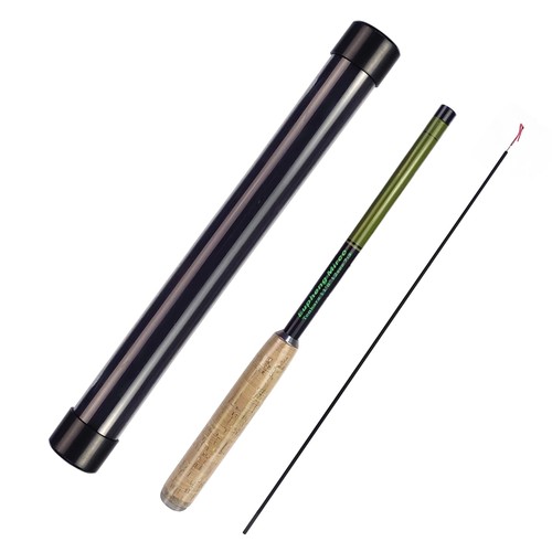 Tenkara canna pesca nera - pesca,,