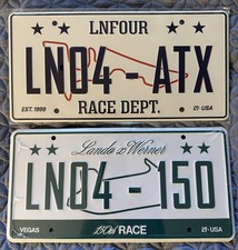 Targhe 2025 Lando Norris