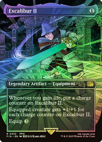 Mtg foil excalibur - mtg,