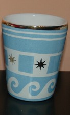 Bicchiere in ceramica lavorata