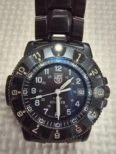 Luminox F-117 Nighthawk Cinturino Acciaio Inox Usato T25 Verificato