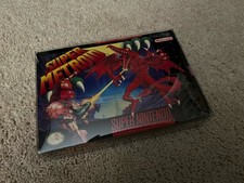Super Metroid SNES SOLO scatola e custodia protettiva - Super Nintendo autentico