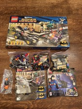 Lego Batman 6864 Batmobile e l'inseguimento delle due facce usato 100% completo da esposizione 