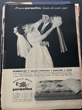 Pubblicità d'epoca originale stampa pubblicitaria a pagina intera Permaflex