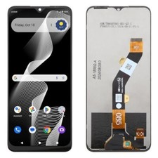 For Cricket Debut S3 LCD Screen with Digitizer Full Assembly (Black)