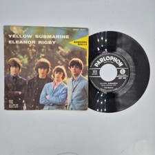 45 giri Rock The Beatles - Yellow Submarine Eleanor Rigby QMSP 1637 Pop 